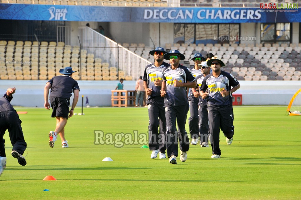 Deccan Chargers Practice for IPL4