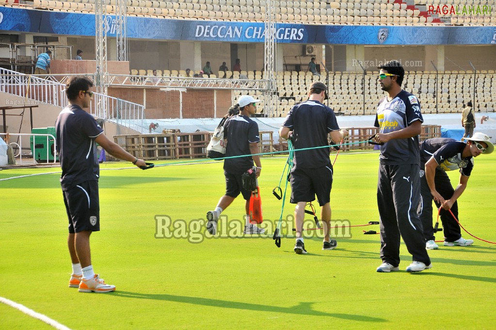 Deccan Chargers Practice for IPL4