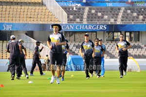 Deccan Chargers Team 2011 Practice for IPL4