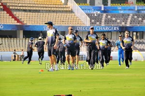 Deccan Chargers Team 2011 Practice for IPL4