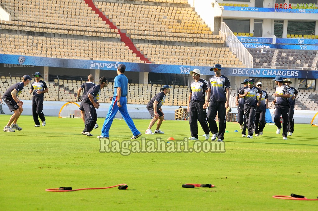 Deccan Chargers Practice for IPL4