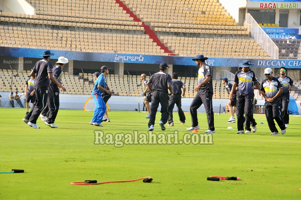 Deccan Chargers Practice for IPL4