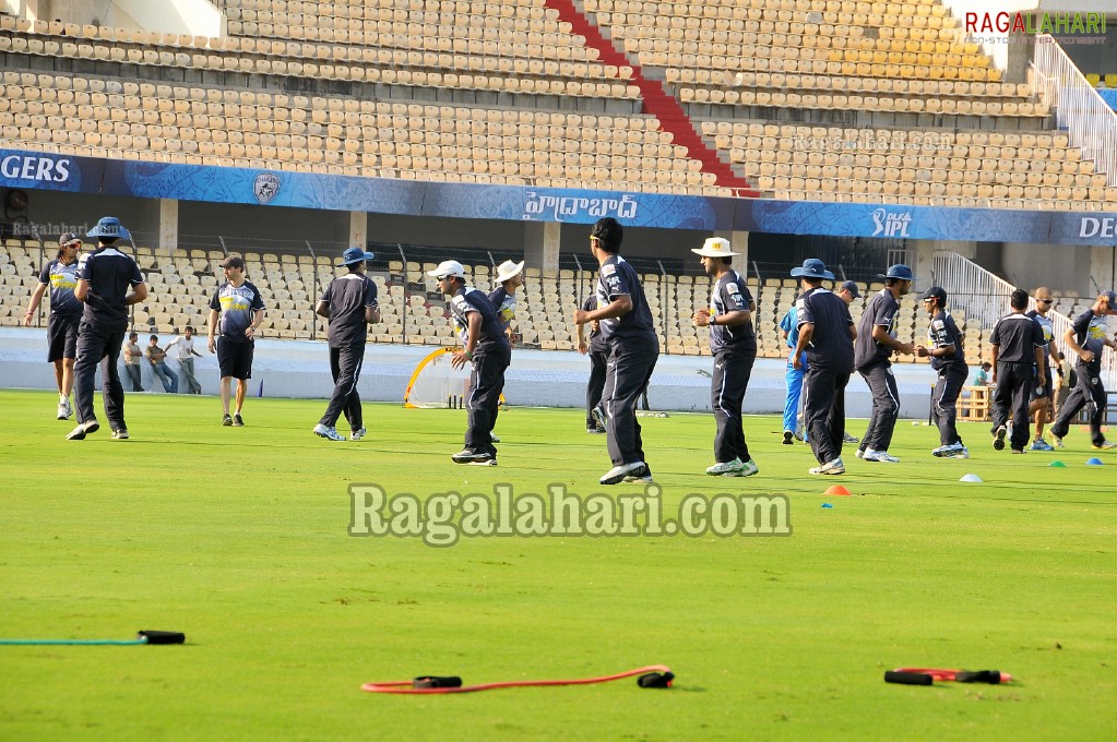 Deccan Chargers Practice for IPL4