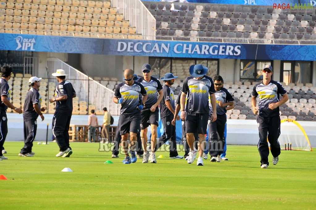 Deccan Chargers Practice for IPL4