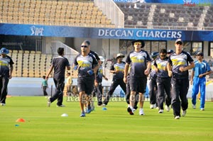 Deccan Chargers Team 2011 Practice for IPL4