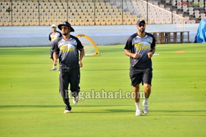 Deccan Chargers Team 2011 Practice for IPL4