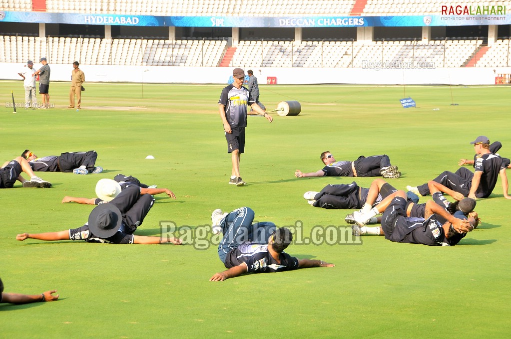 Deccan Chargers Practice for IPL4