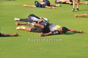 Deccan Chargers Team 2011 Practice for IPL4