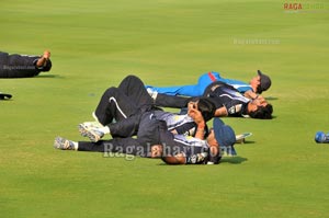 Deccan Chargers Team 2011 Practice for IPL4