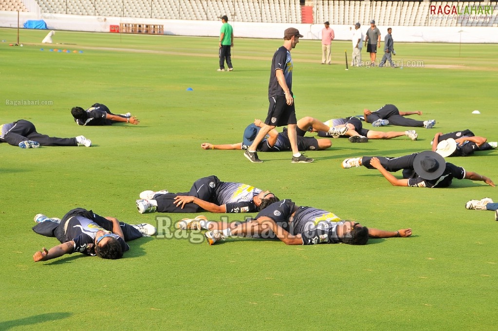 Deccan Chargers Practice for IPL4