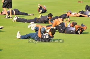 Deccan Chargers Team 2011 Practice for IPL4