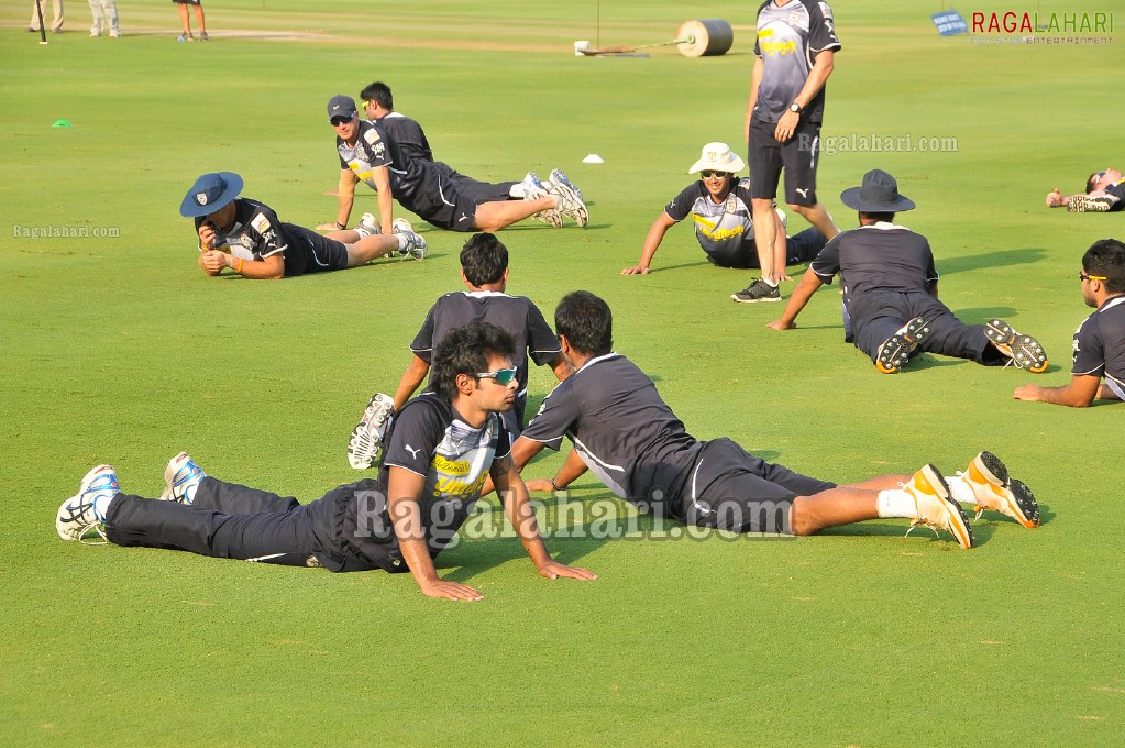 Deccan Chargers Practice for IPL4