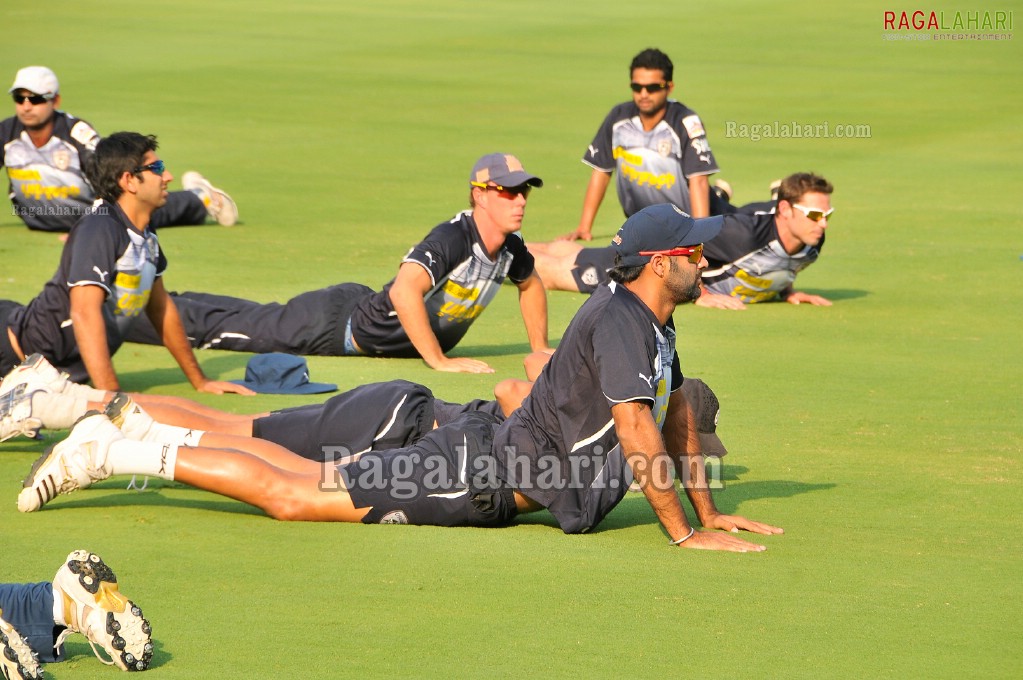 Deccan Chargers Practice for IPL4