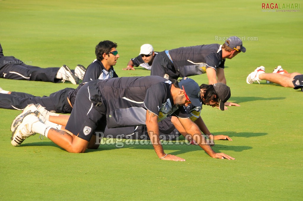 Deccan Chargers Practice for IPL4