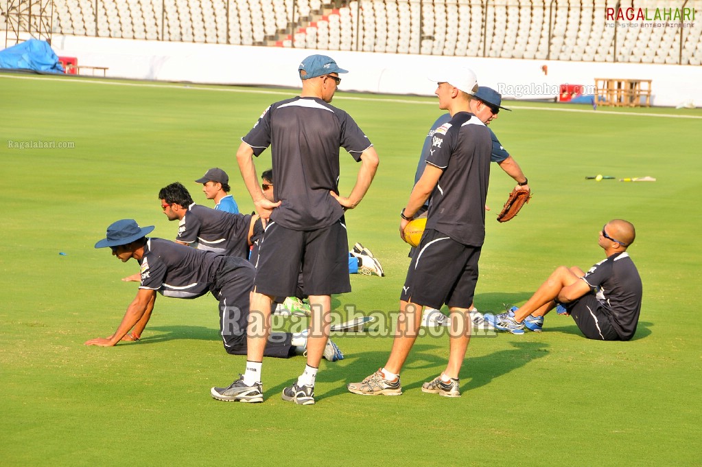 Deccan Chargers Practice for IPL4