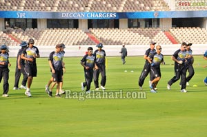 Deccan Chargers Team 2011 Practice for IPL4