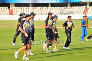 Deccan Chargers Team 2011 Practice for IPL4