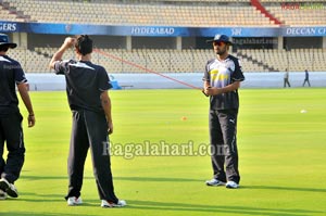 Deccan Chargers Team 2011 Practice for IPL4