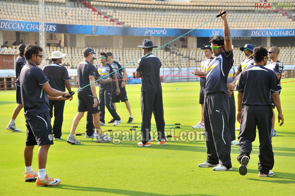 Deccan Chargers Practice for IPL4