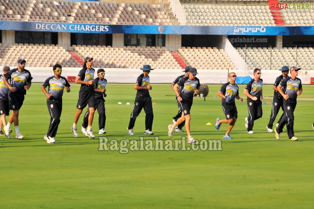 Deccan Chargers Practice for IPL4