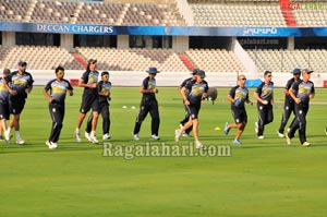 Deccan Chargers Team 2011 Practice for IPL4