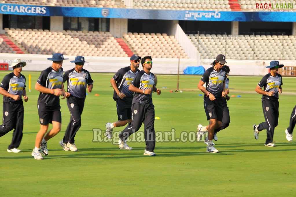 Deccan Chargers Practice for IPL4