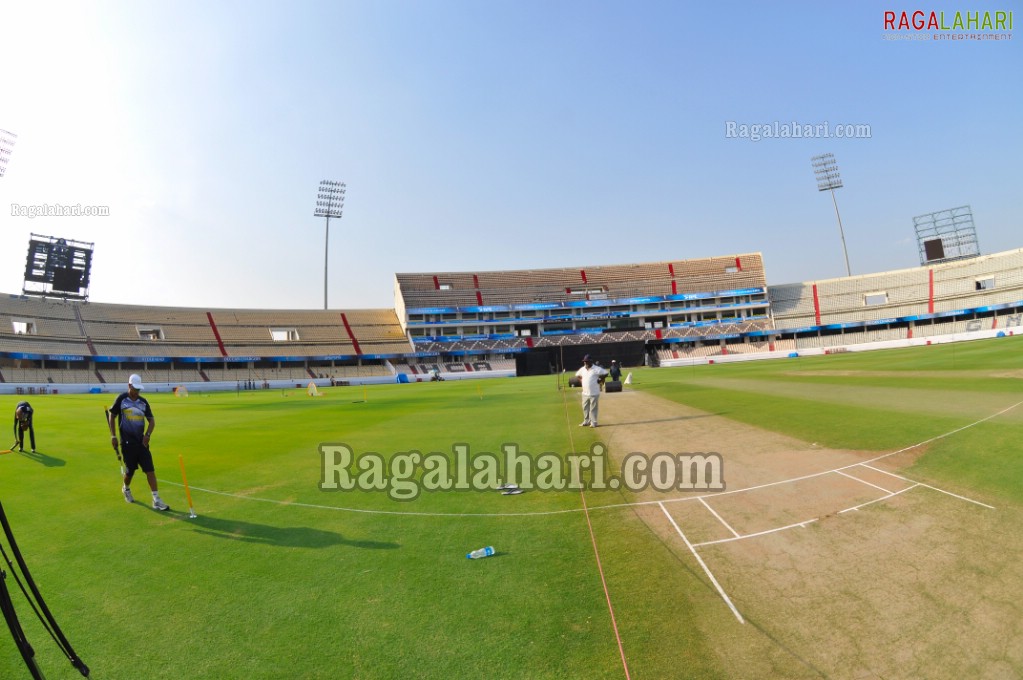 Deccan Chargers Practice for IPL4