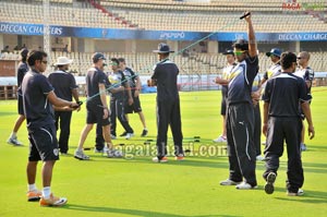 Deccan Chargers Team 2011 Practice for IPL4