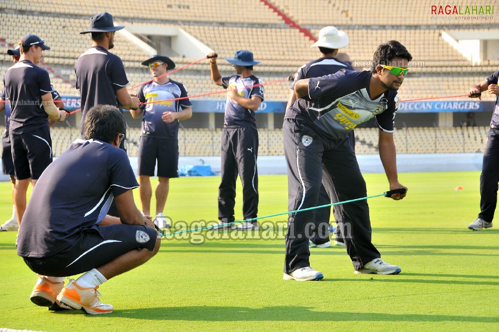 Deccan Chargers Practice for IPL4