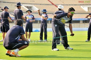 Deccan Chargers Team 2011 Practice for IPL4