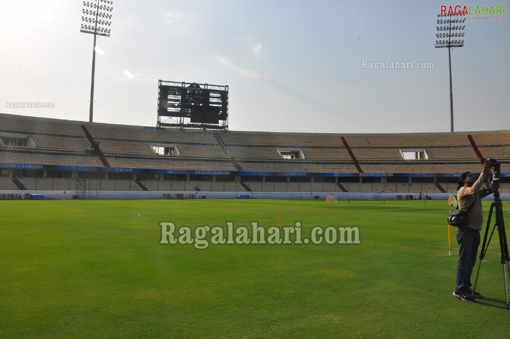 Deccan Chargers Practice for IPL4