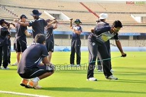 Deccan Chargers Team 2011 Practice for IPL4