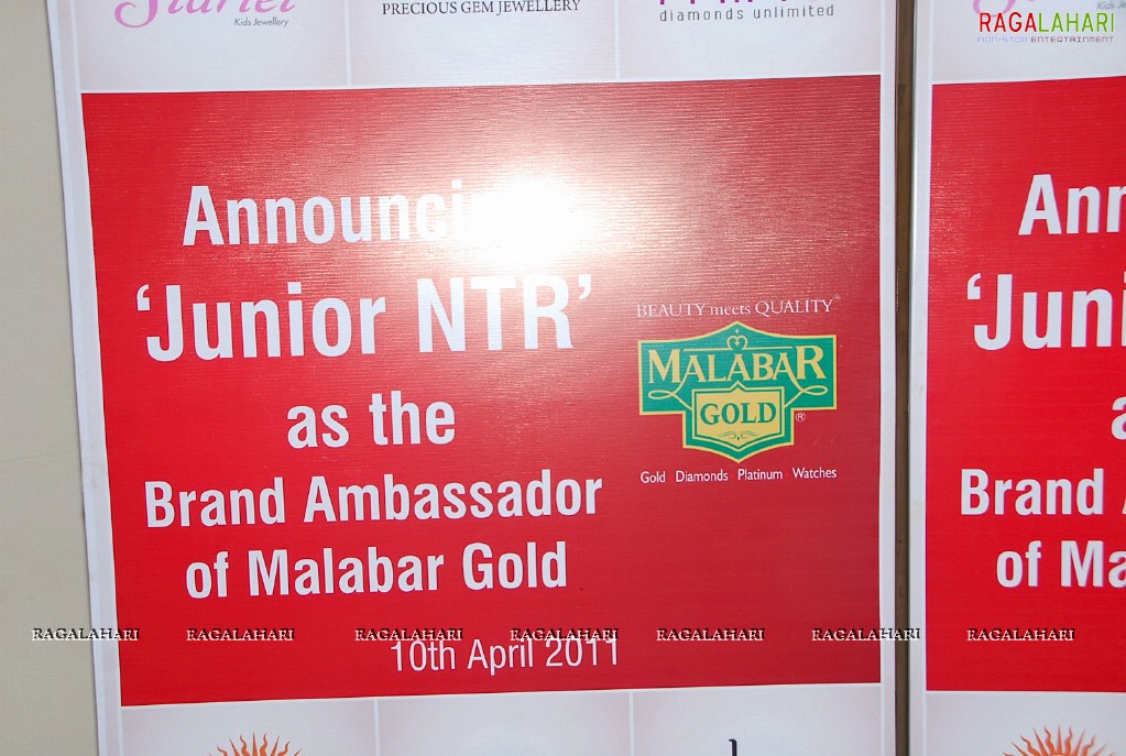 NTR as Malabar Gold Brand Ambassador Announcement