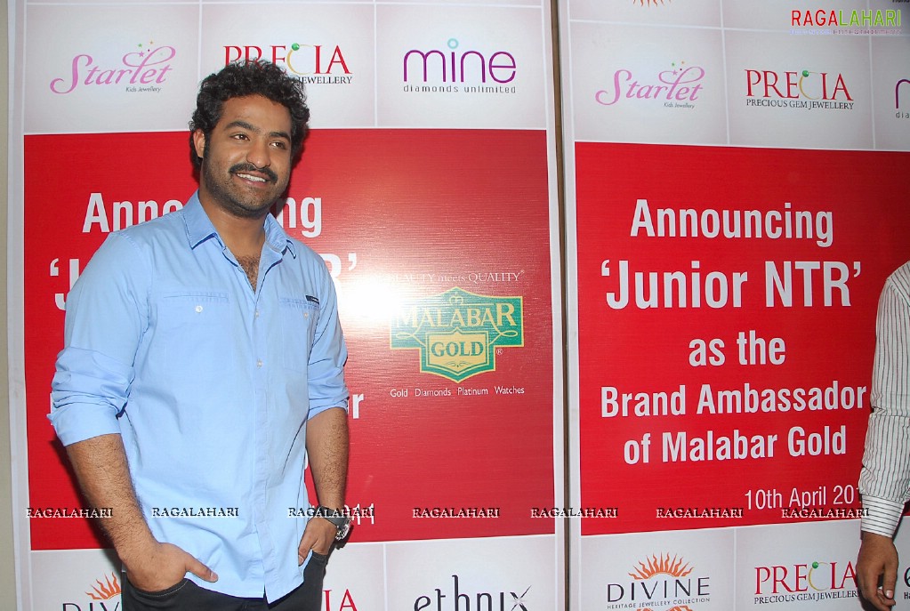 NTR as Malabar Gold Brand Ambassador Announcement