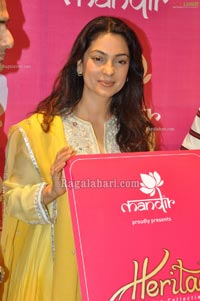 Juhi Chawla Launches Heritage Wedding Collection at Mandir