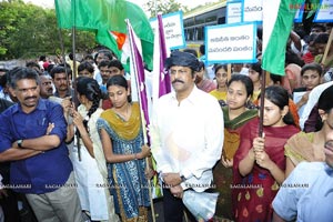 Mohan Babu's Rally in Tirupati Supporting Anna Hazare