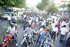 Mohan Babu's Rally in Tirupati Supporting Anna Hazare