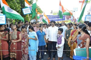 Mohan Babu's Rally in Tirupati Supporting Anna Hazare