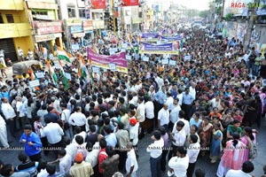 Mohan Babu's Rally in Tirupati Supporting Anna Hazare