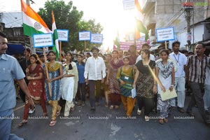 Mohan Babu's Rally in Tirupati Supporting Anna Hazare