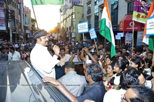 Mohan Babu's Rally in Tirupati Supporting Anna Hazare