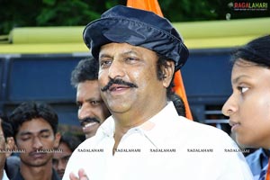 Mohan Babu's Rally in Tirupati Supporting Anna Hazare