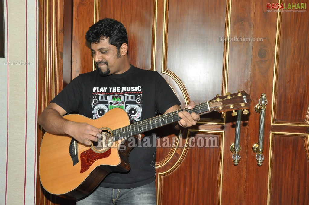 Contemporary Folk Musician Raghu Dixit Press Meet