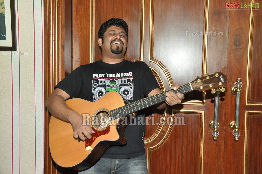 Contemporary Folk Musician Raghu Dixit Press Meet