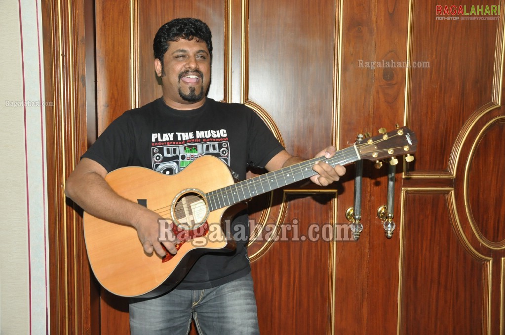 Contemporary Folk Musician Raghu Dixit Press Meet