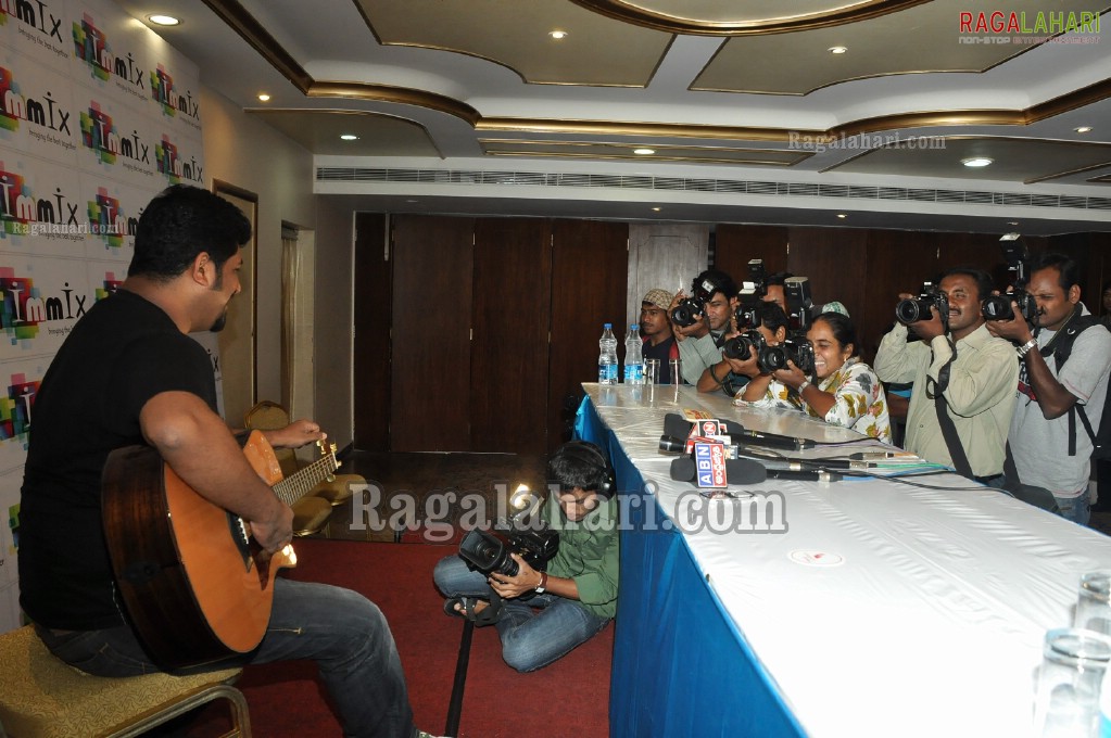 Contemporary Folk Musician Raghu Dixit Press Meet