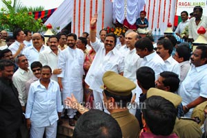 Rajababu Statue Launch at Rajahmundry