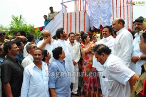 Rajababu Statue Launch at Rajahmundry