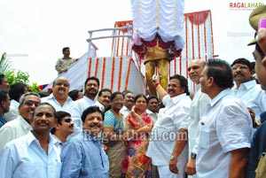 Rajababu Statue Launch at Rajahmundry