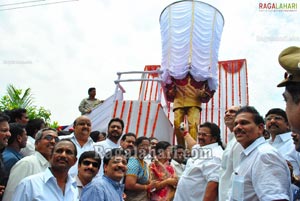 Rajababu Statue Launch at Rajahmundry